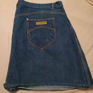 VINATGE GITANO JEAN SKIRT LIKE NEW SIZE 42 waist